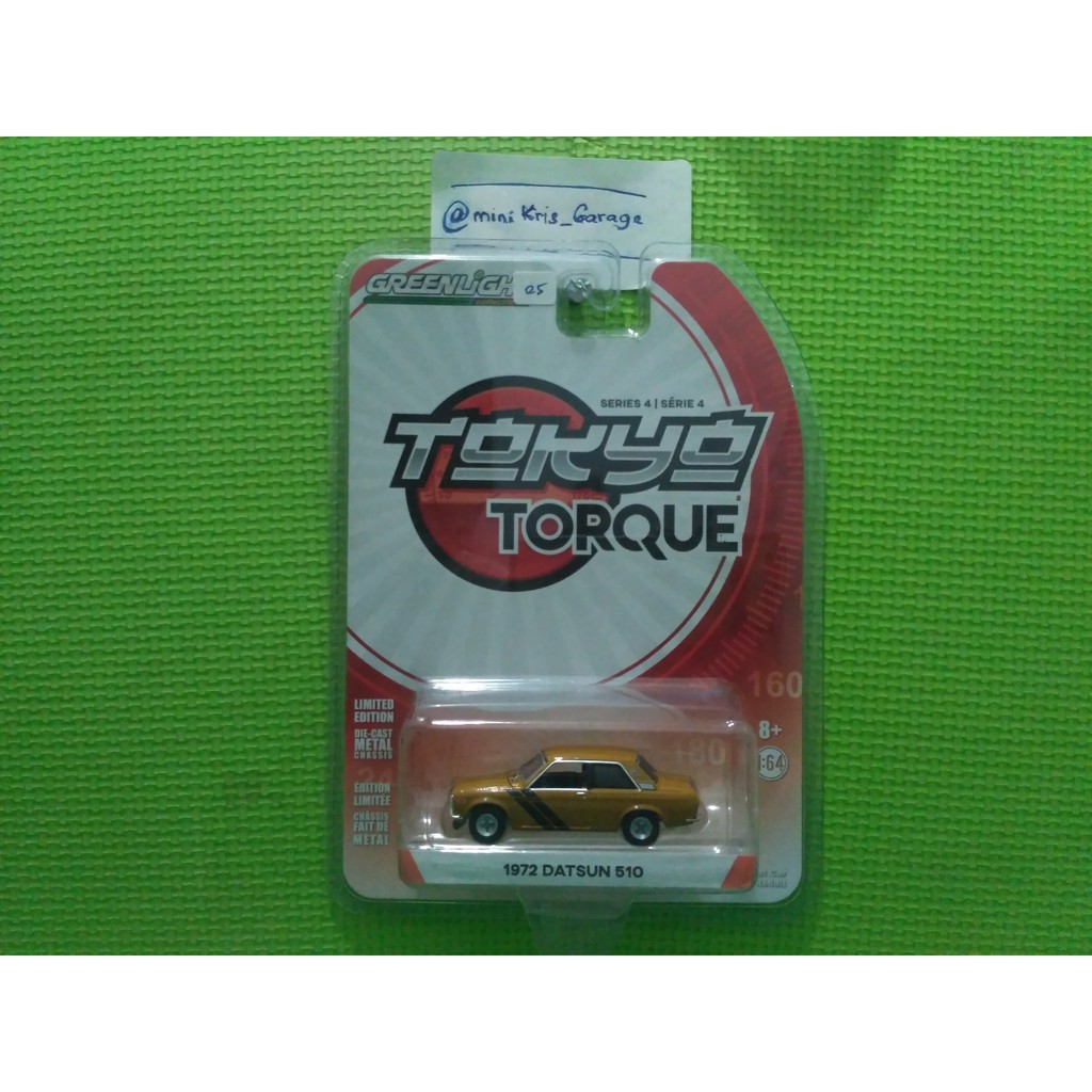 Greenlight Tokyo Torque 1972 Datsun 510 Brown