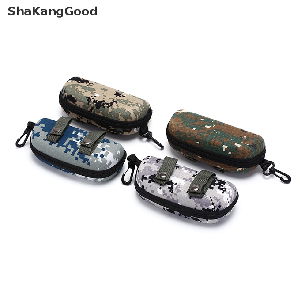 Skid Kotak Kacamata Hitam hard case Dengan Resleting