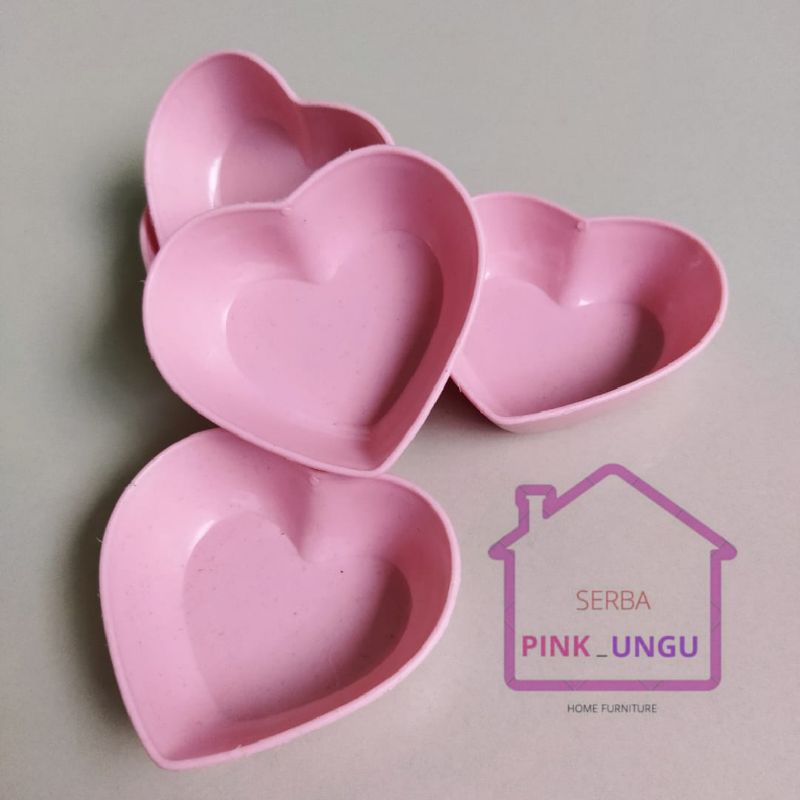 MANGKOK LOVE PINK/PIRING SAMBAL PINK/MANGKOK SAMBAL LOVE PINK