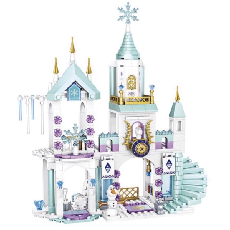 Brick Princess Frozen Snow Castle Set Compatible 360 Pcs