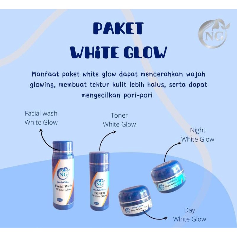NALU GLOW WHITE GLOW/SHINE&GLOW WHITENING SERIES SKINCARE BPOM