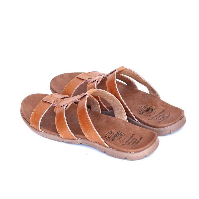 (DFOD) SANDAL KULIT PRIA 05 CEVANY BLACK BROWN TAN KULIT SAPI ASLI ORIGINAL