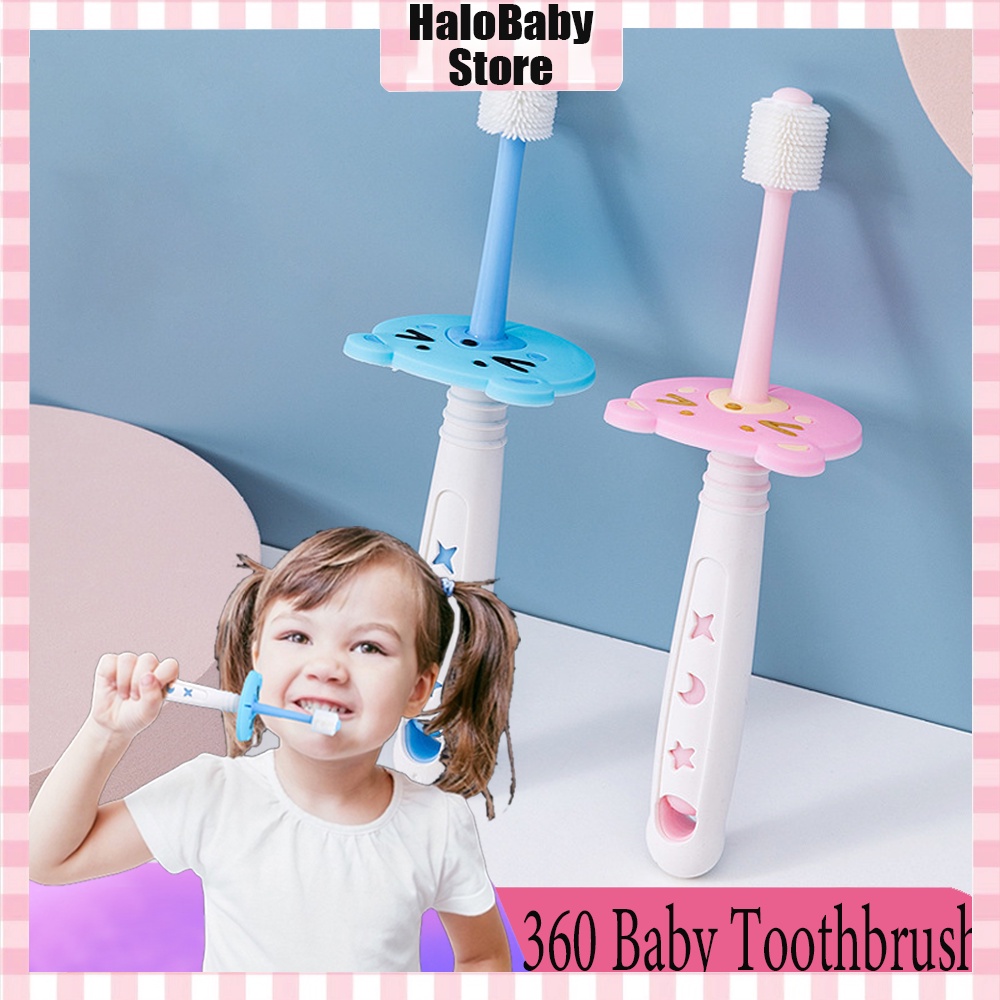 Halobaby 360 Baby Toothbrush / Sikat Gigi Bayi Silicon