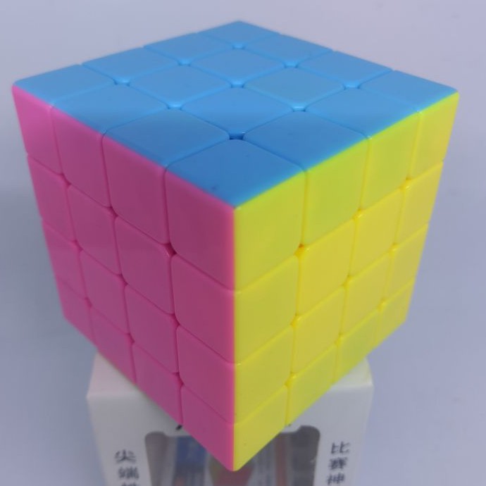 RUBIK SPEED CUBE 4x4x4 ORIGINAL RUBIKS 4 4 GAN STICKERLESS YONGJUN MAINAN EDUKASI ANAK MURAH