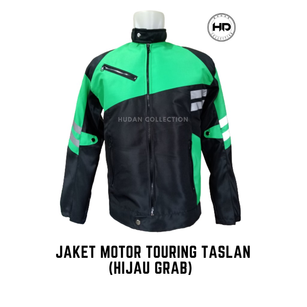 Jaket pria Jaket Motor Touring Exclusive Taslan Double Strip (Waterproof) TERMURAH DI SHOPEE! SUPPLIER JAKET!