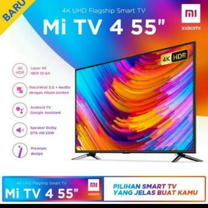 XIAOMI 55 INCH SMART LED TV 55A4 4K ULTRA HD HDR ANDROID 9.0 NETFLIX