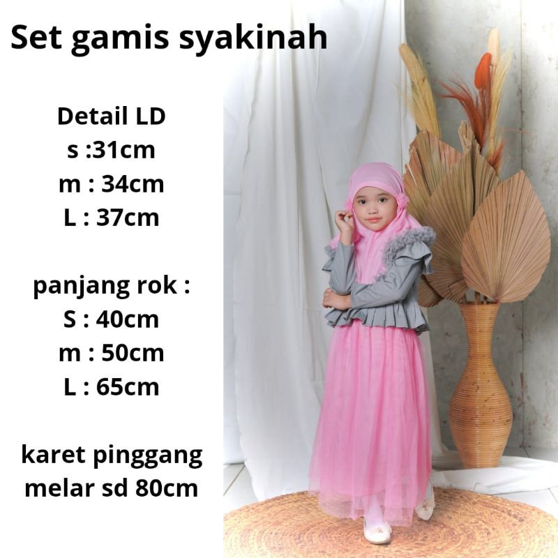 READY STOK!! SETELAN GAMIS SAKINAH