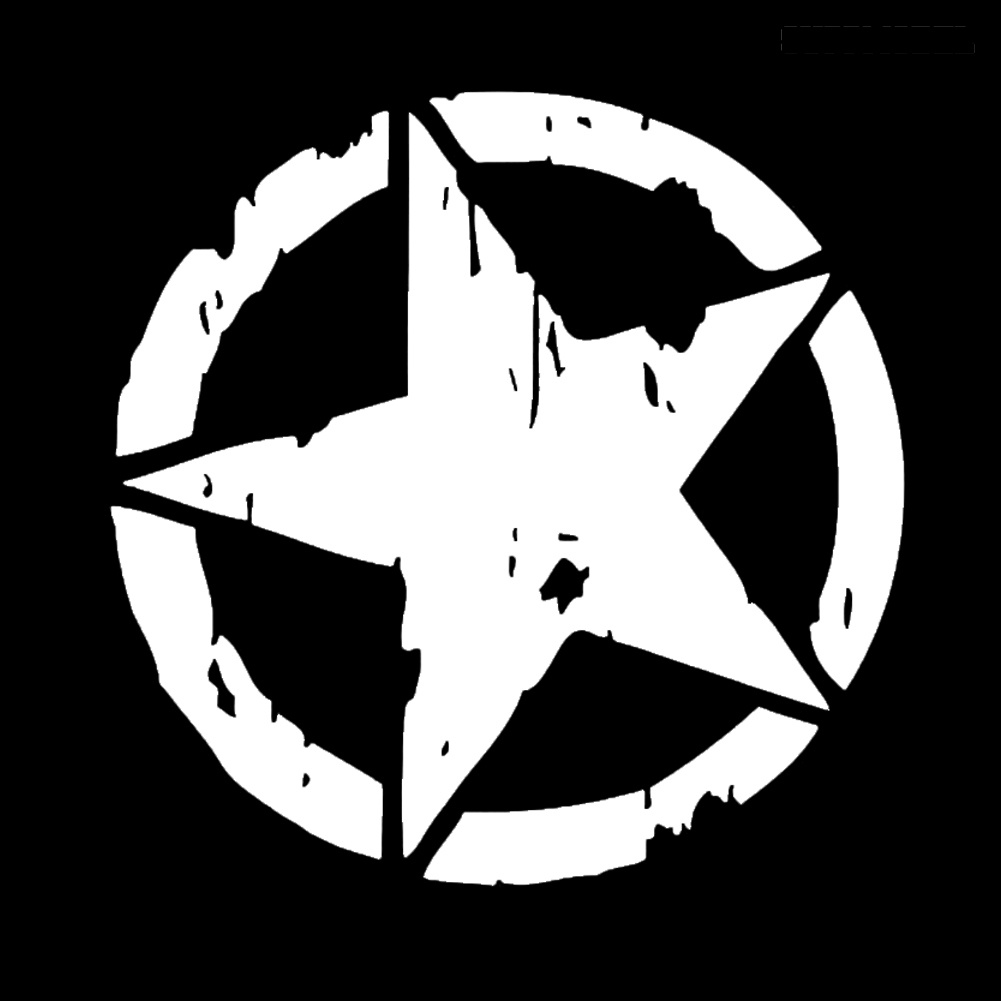 Stiker Decal Motif Bintang Anti Air Untuk Dekorasi Mobil / Motor