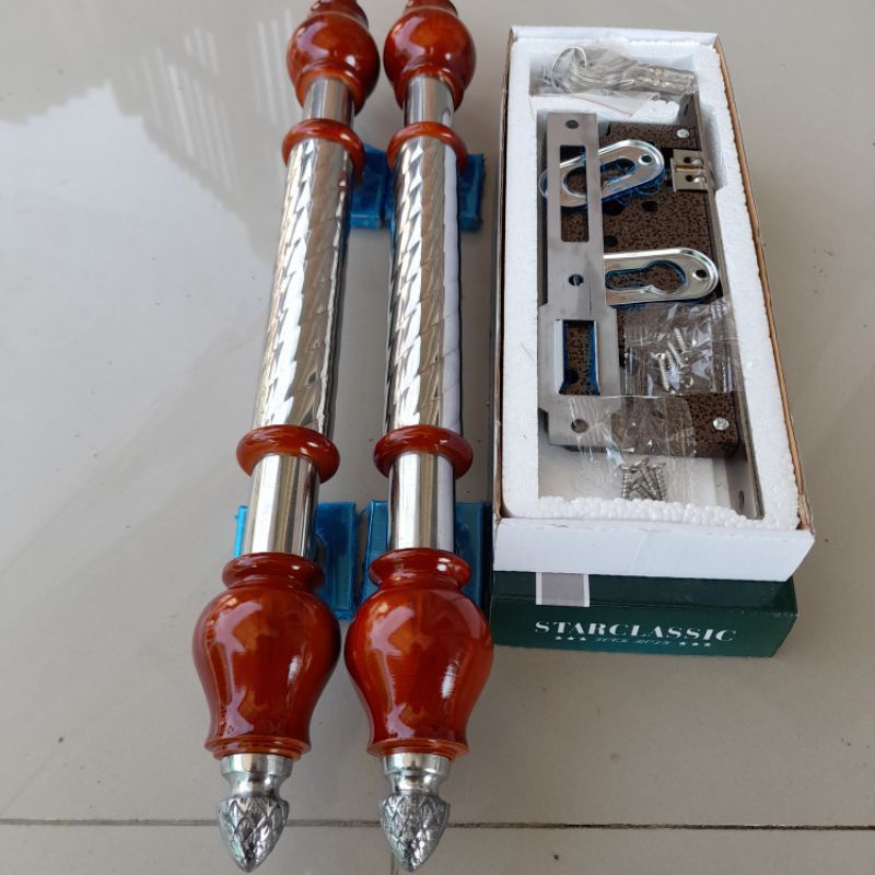 1 set handle pintu minimalis gagang tarikan pintu stainles pegangan pintu mewah handle pintu kayu