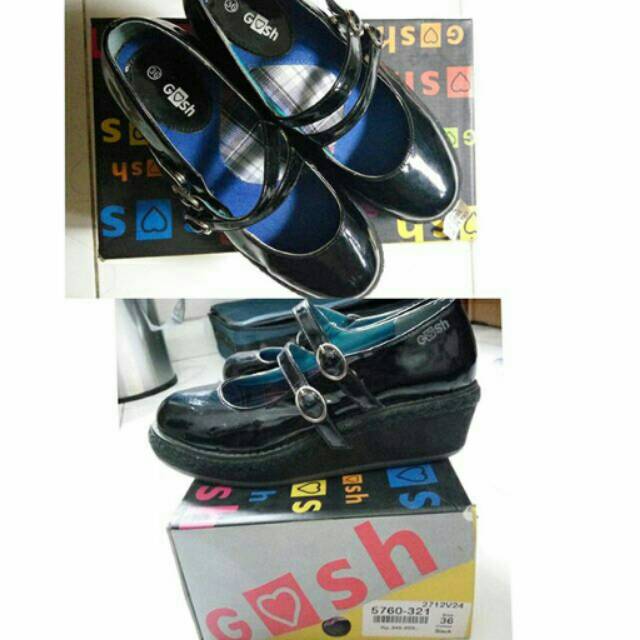 Sepatu Gosh Preloved Hitam Black shoes