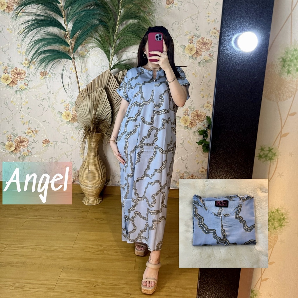 PART1 NCDY HOMEWEAR DASTER PANJANG SEMATA KAKI LD 130cm BUSUI FRIENDLY JUMBO-Angel