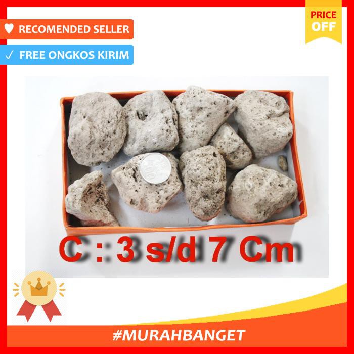 Batu Apung / Pumice Stone 1 Kg Pumice Natural Stone