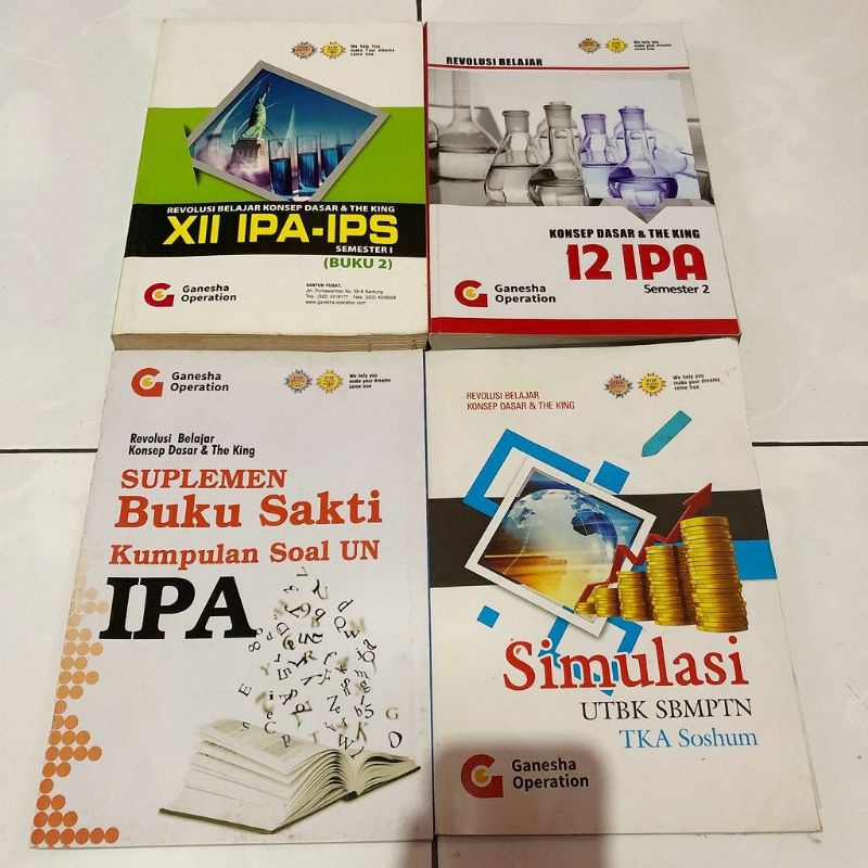 [Preloved] Buku Ganesha Operation - Buku Sakti, Konsep Dasar & The King | Tolong baca deskripsi