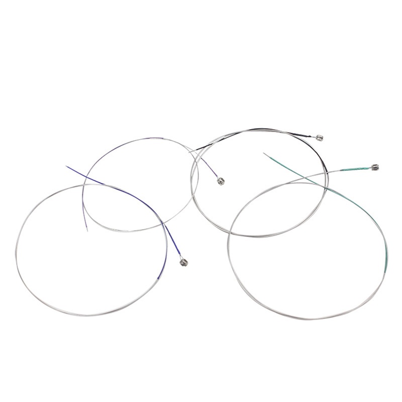 4pcs Senar Biola E-A-D-G Bahan Baja Nikel Chromium