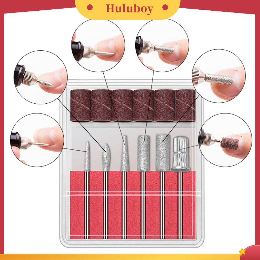 Huluboy Huluboy♡ Pen Bor Elektrik Mini Untuk Mengikir Kuku / Kulit Mati