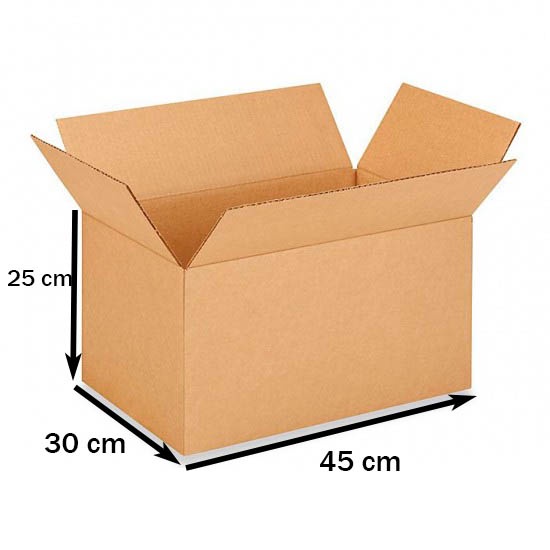 

Kardus - Polos - 45 cm x 30 cm x 25 cm - SWR