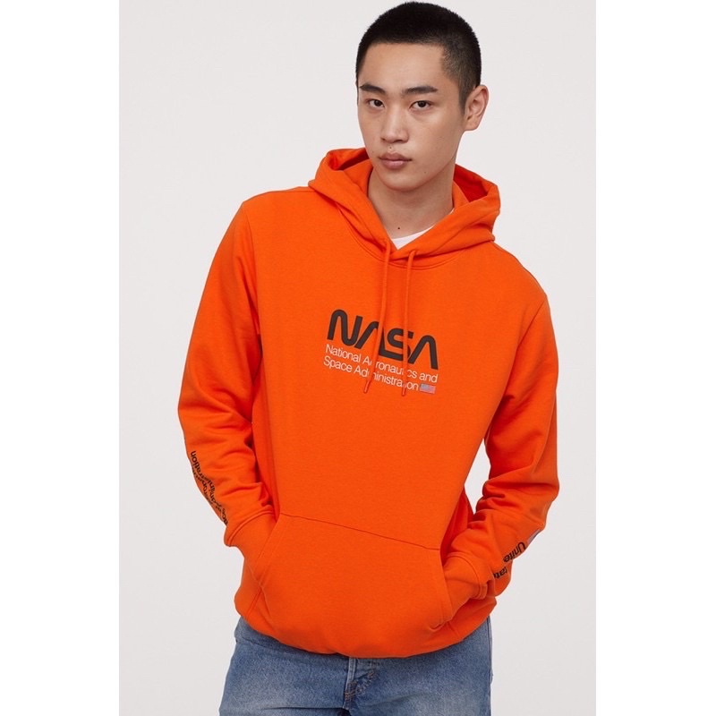 Hoodie Nasa Flag Orange H*M