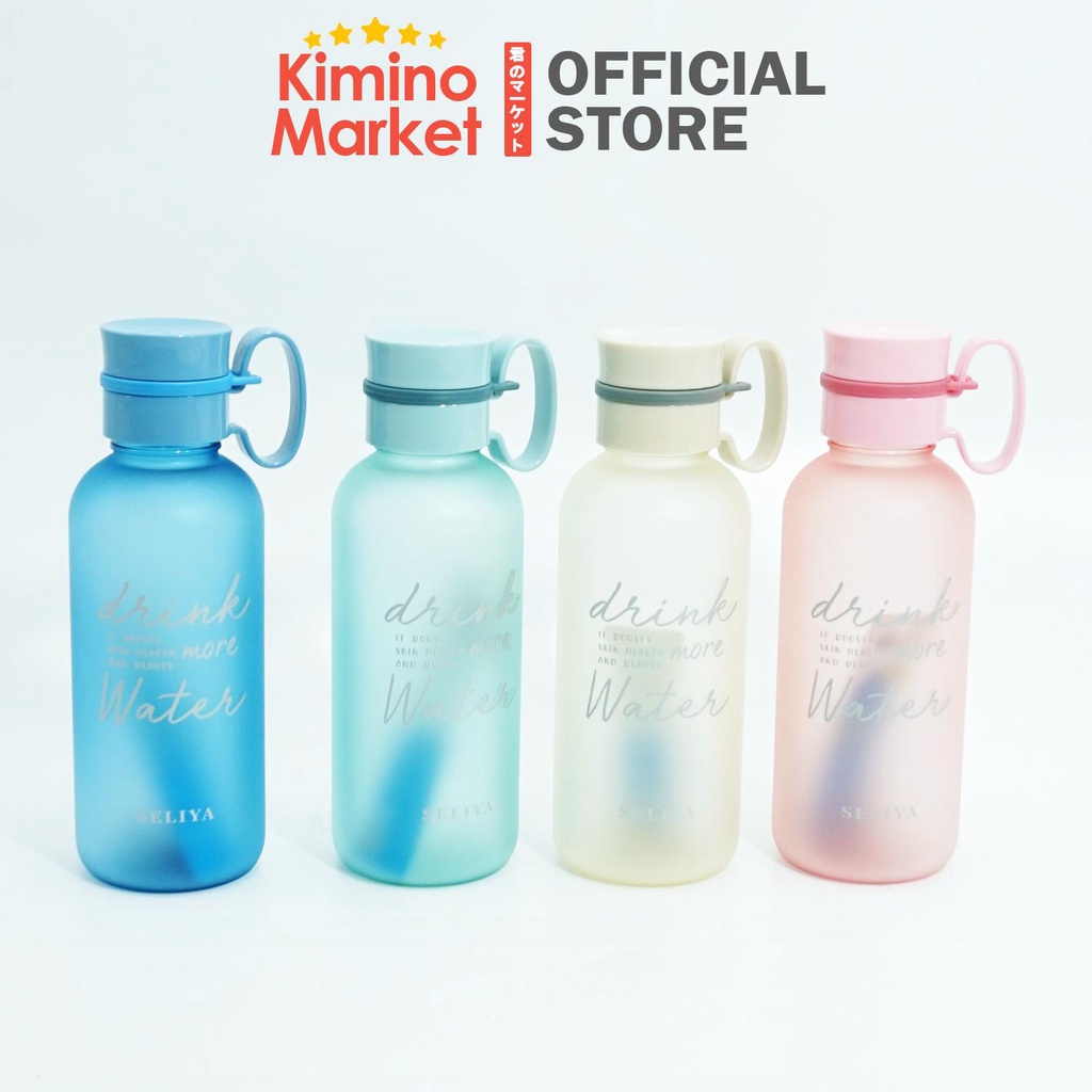 Botol Minum Korea Viral Kekinian 650 ml Drink Bottle Seliya BPA Free