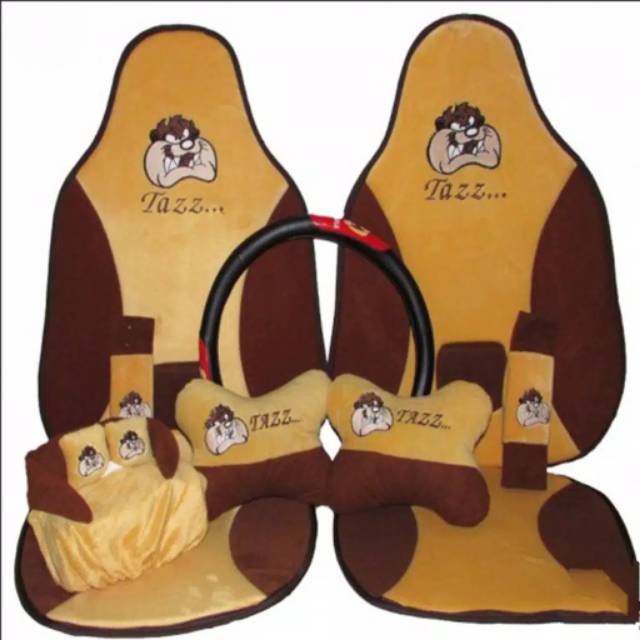 Car set 5in 1/interior bantal set mobil.