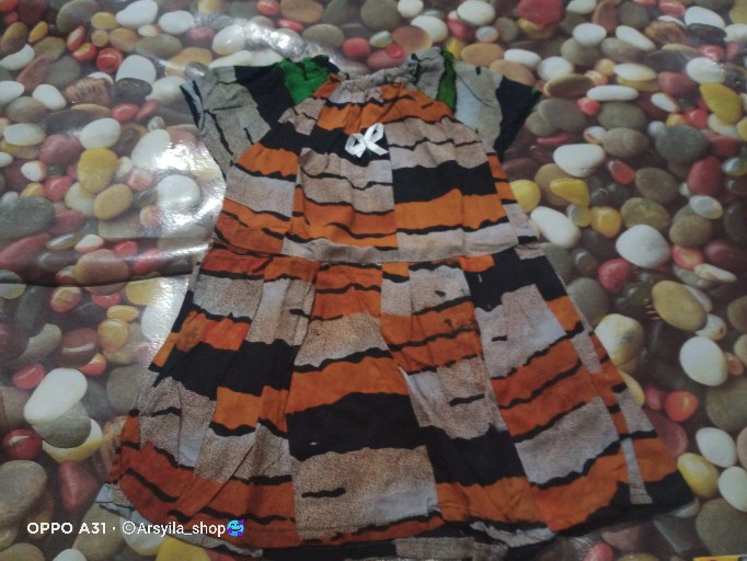 Daster Batik Anak Umur 1- 2th Random / Baju Batik Anak / Baju Santai Anak