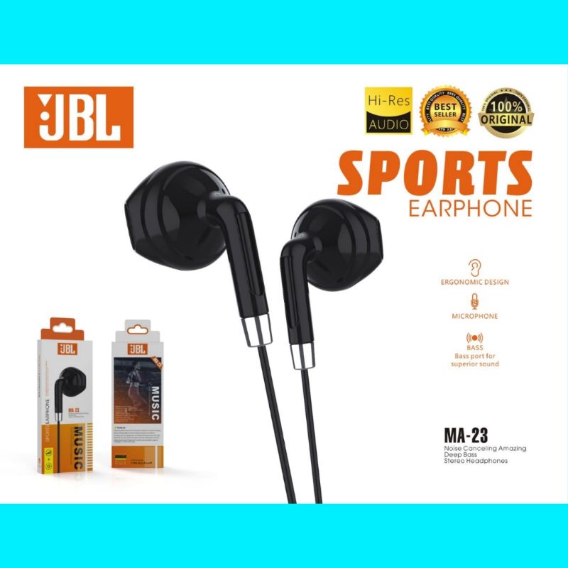 Handsfree Headset JBL MA-23 Sport Earphone