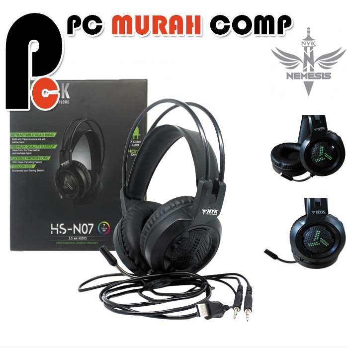 Headset Gaming Phantom NYK HS-N07 Color RGB Original