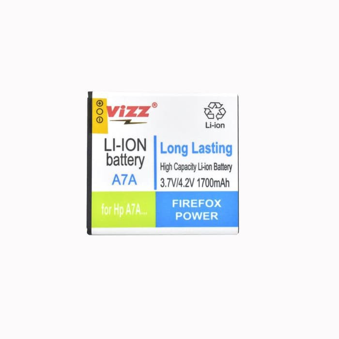 Vizz Double Power Battery Batre Baterai Vizz Cross Evercoss A7A