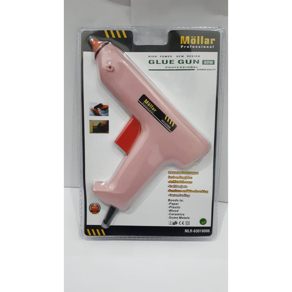 Glue Gun / Alat Tembak Lem / Alat Lem Tembak Bakar 80W MOLLAR