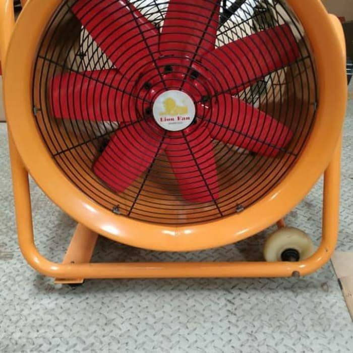 portable blower/fan 18" merk LION FAN (dengan roda)