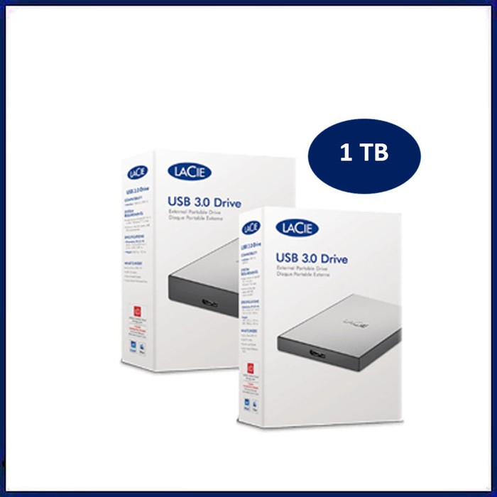 LaCie 1TB USB 3.0 Portable External Hard Drive 1 TB STHY1000800