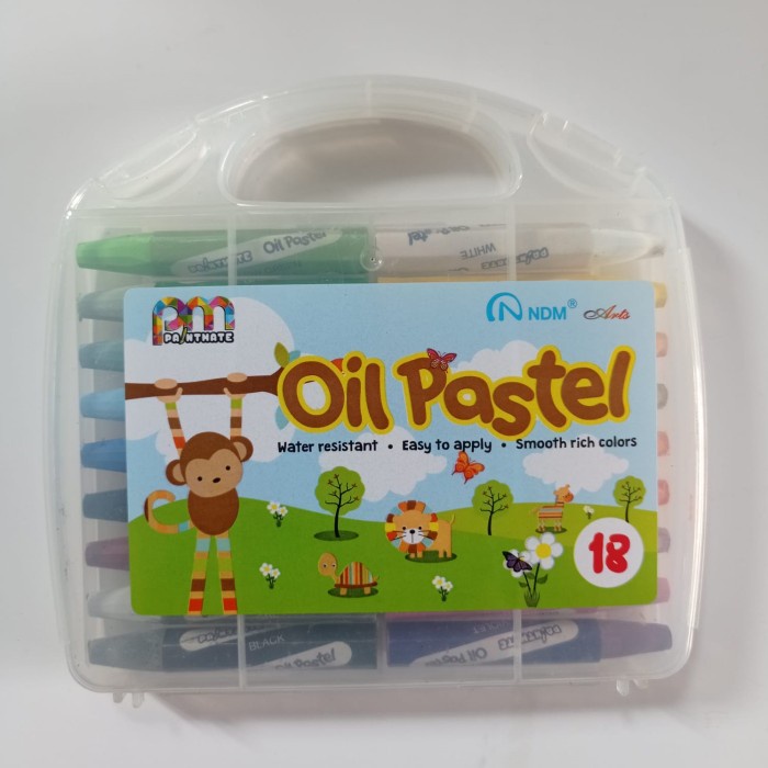 

NDM Paint Mate Oil Pastel 18 Colors Pastel Minyak 18 Colors