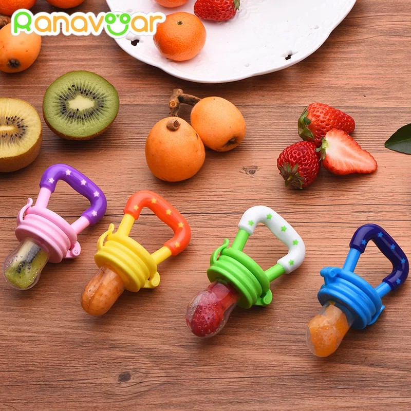 Dot Empeng Buah Bayi Empeng Belajar Makan Baby Fruit Feeder Bahan Silicon Lembut Aman BPA Free-5