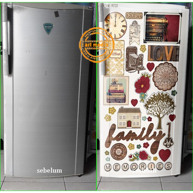 STIKER KULKAS LOVE FAMILY