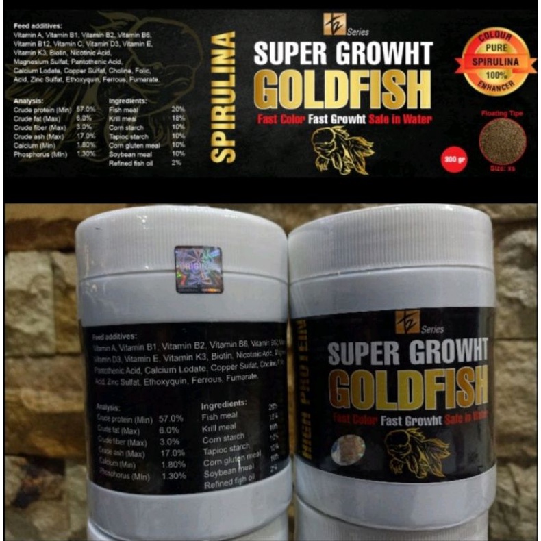 T2 GOLDFISH Super Growth 300gr High Quality Goldfish Food pakan ikan mas koki