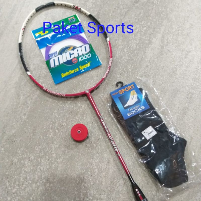 Raket RSL Matrix Calibre 6 + Senar RS + Pasang