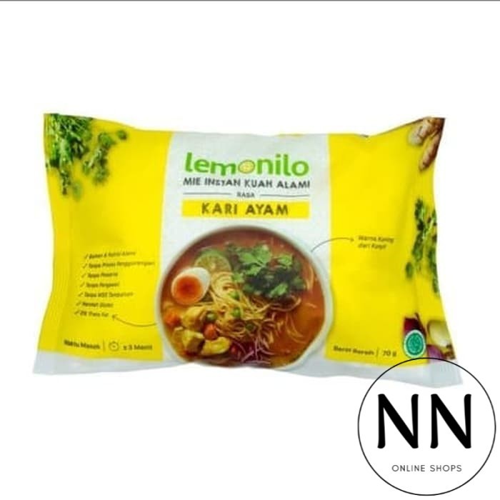 

Lemonilo Mie Kuah Instan Alami Rasa Kari Ayam