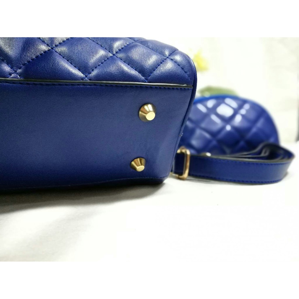 Hot Sale Tas Wanita Fashion Branded Chanel Mini Apel Apple 2 Ruang Set Dompet