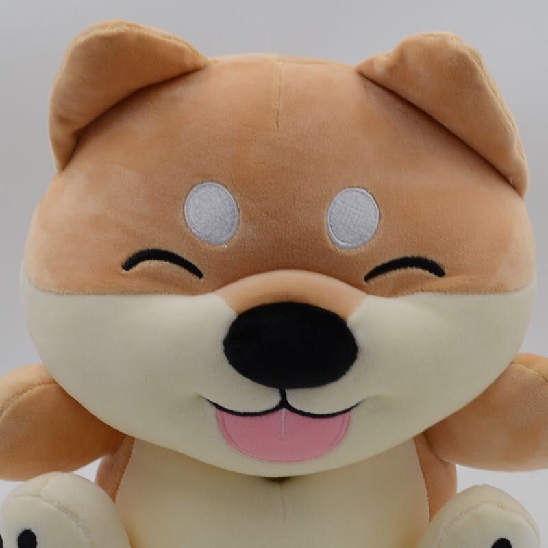 Boneka Anjing Shiba Inu Stand 45cm Husky Jumbo Lucu Murah Lembut Dan Empuk