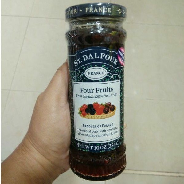 

Selai ST. DALFOUR Four Fruits Spread 284g