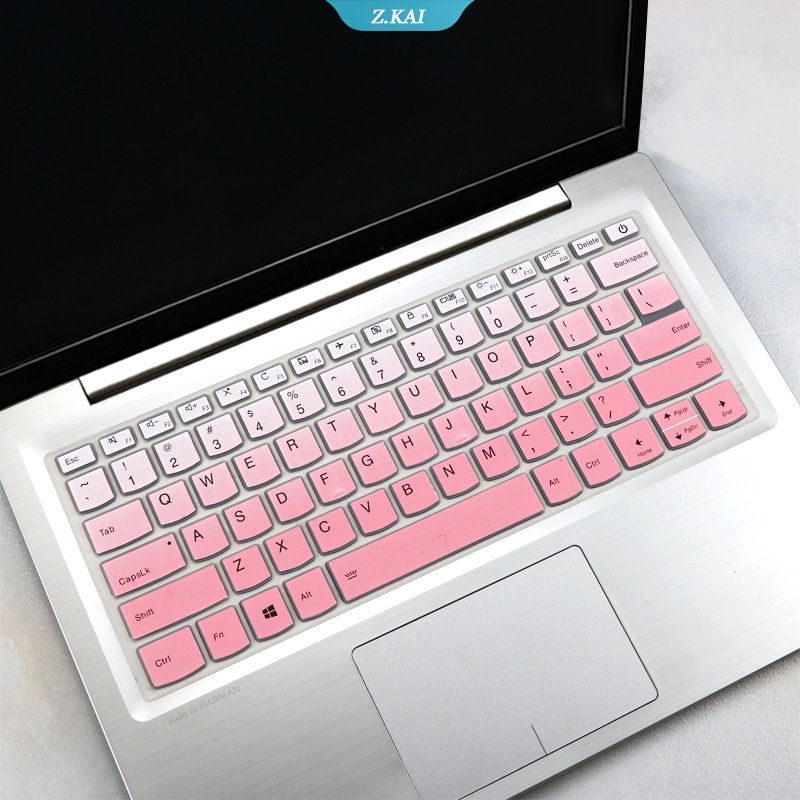 Casing Soft Case Silikon Motif Huruf Inggris + Keyboard Anti Air Untuk Lenovo Ideapad 320 / 330 15.6 &quot;