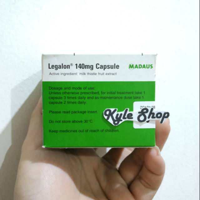 Legalon Capsule 140mg Madaus Legalon Box Isi 100 Capsule
