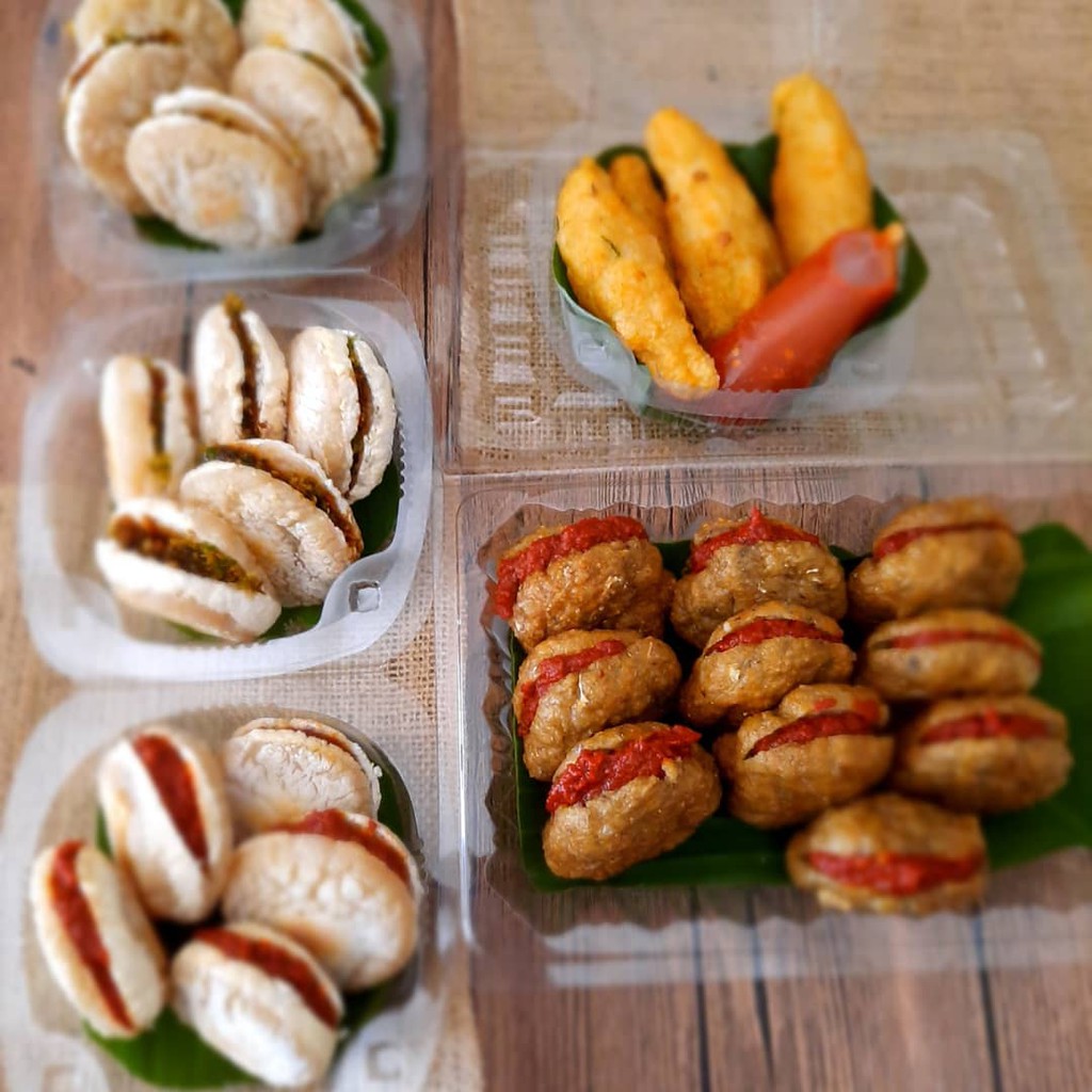 

Pempek Tunu/ Panggang Isian Cabe Rawit Ebi Kecap