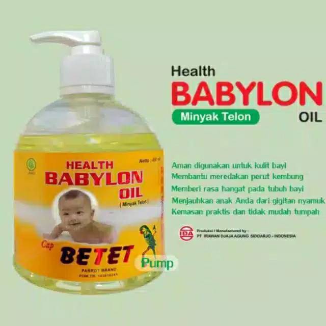 Minyak Telon Babylon Pump 430 ml