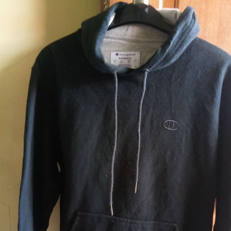 Hoodie Champion Original Hitam