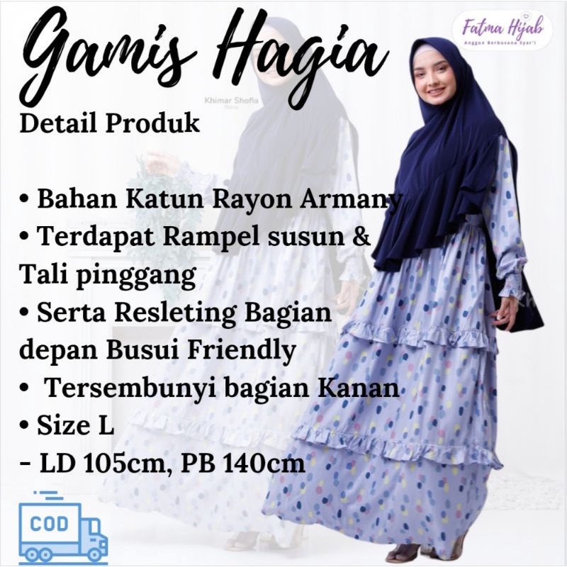 Gamis Hagia | Gamis Dewasa Khaireen