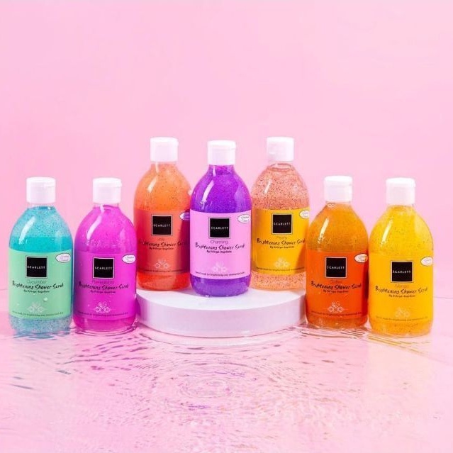 Scarlett Whitening Shower Scrub/scarlett whitening shower scrub