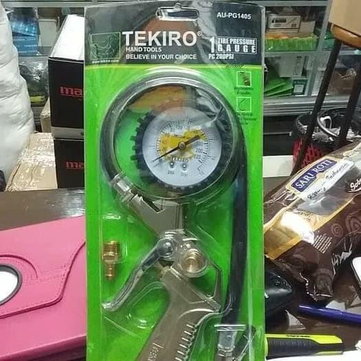 Pompa Angin Inflator 3 In 1 Tekiro Alat Ukur Isi Tekanan Angin Ban Mobil Motor