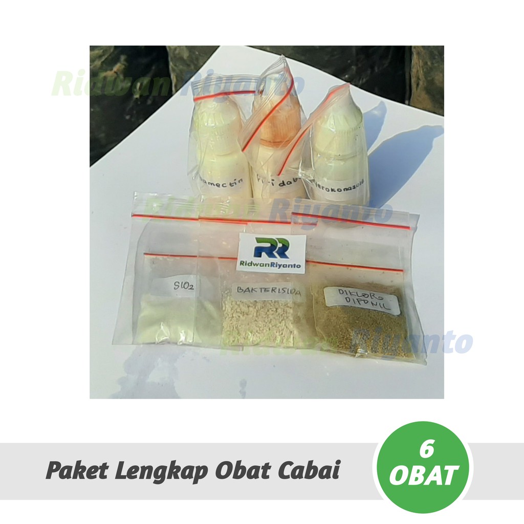 PAKET LENGKAP 6 Jenis OBAT Cabai Premium untuk PENCEGAHAN Penyakit Cabe