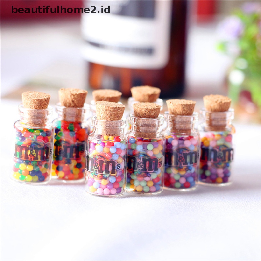 (Beautifulhome2.Id) 3pcs Miniatur Botol Permen Untuk Aksesoris Dapur Rumah Boneka