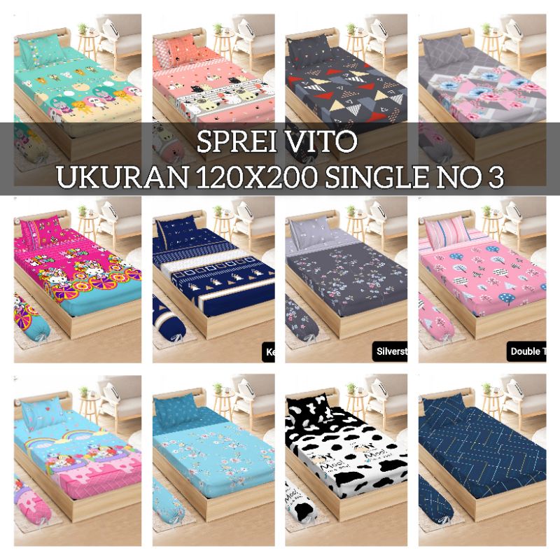 SPREI VITO 120X200 SINGLE SIZE NO 3 / VITO SPREI 120X200 SINGLE SIZE